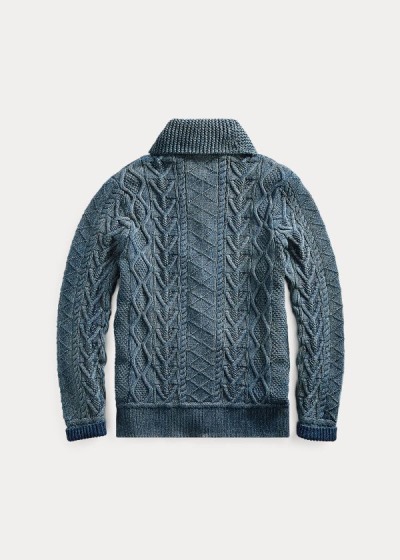 Cárdigan Ralph Lauren Hombre Azules - Aran Cotton - BUDZL1947